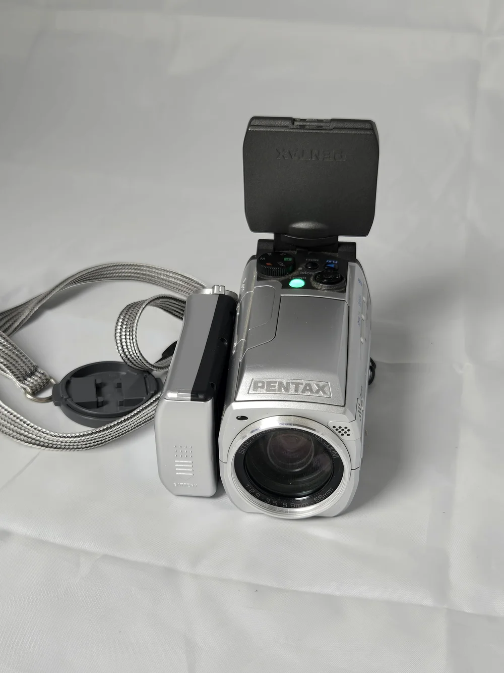 Pentax silver and black Optio MX Digital Camera